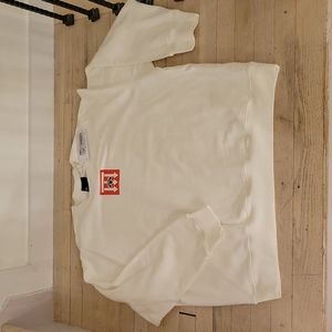 KITH COLAB WITH ADIDAS WHITE SWEATER